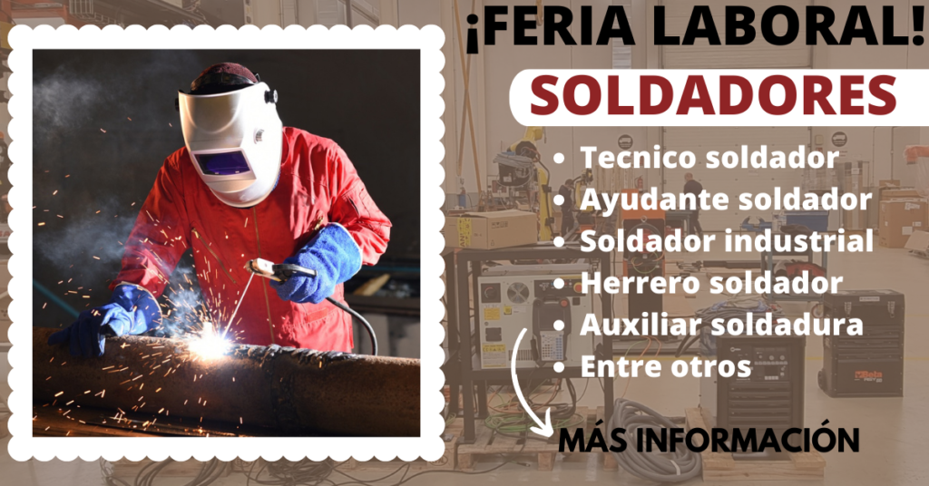SE REQUIERE PERSONAL PARA SOLDADOR